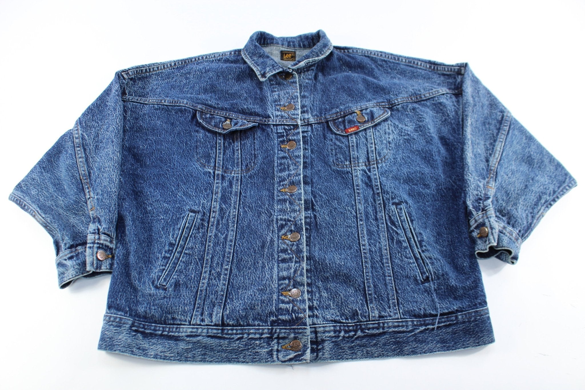 Lee Patio 153438 Acid Wash Denim Jacket - Jackets - Thrifted Threads