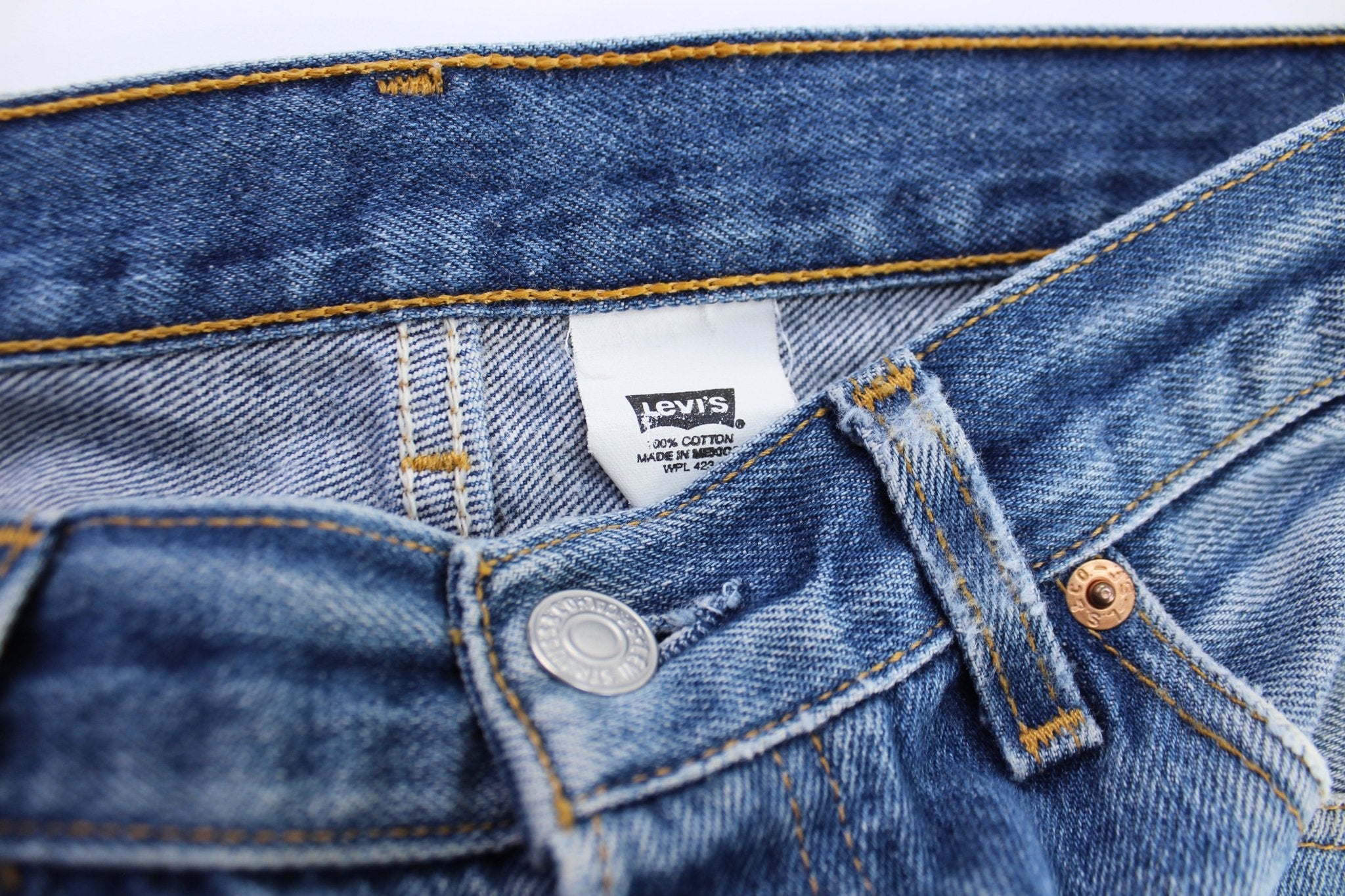Leiv's 501xx Denim Jeans - ThriftedThreads.com