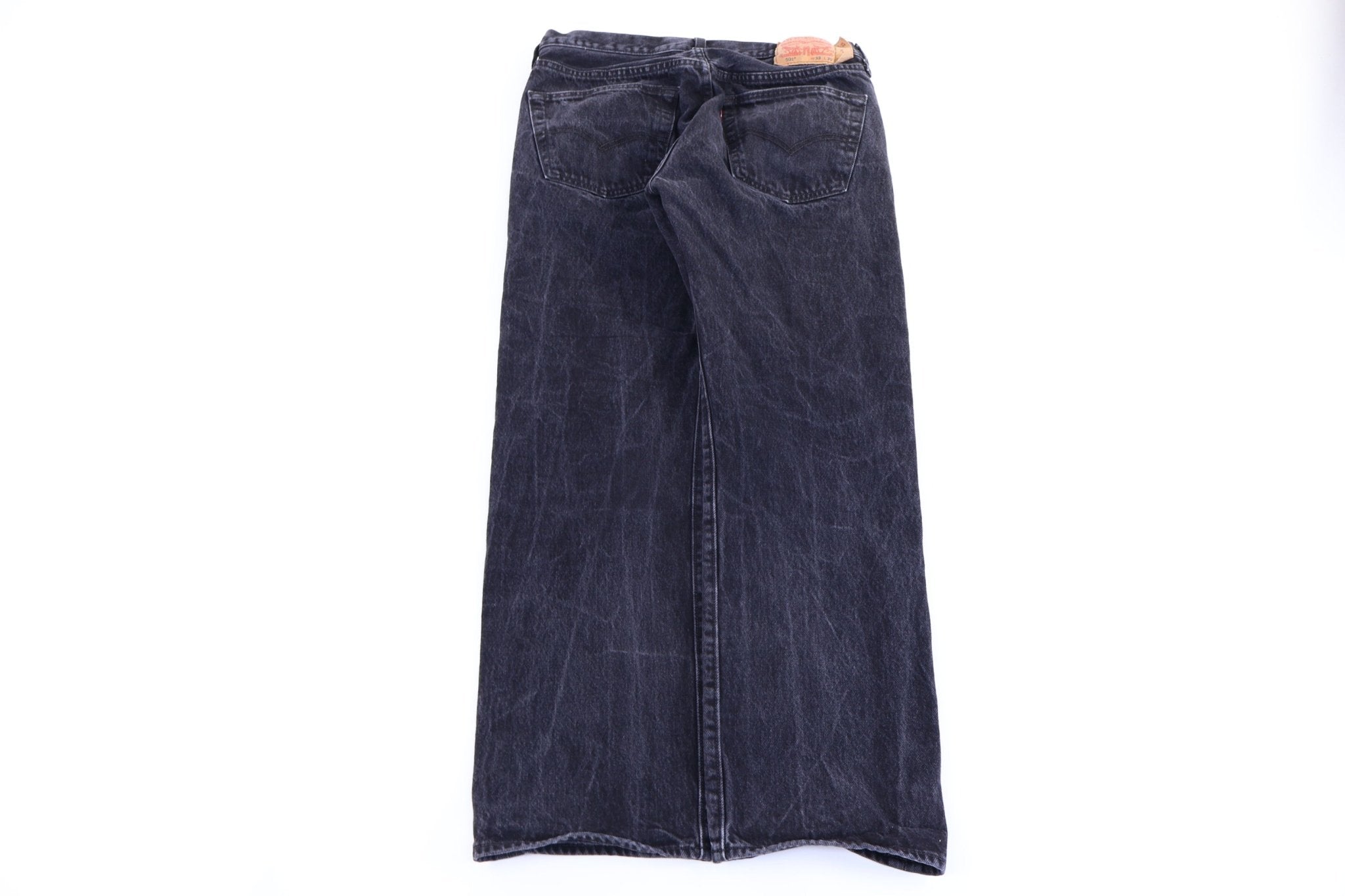 Levi's 501 Black Denim Jeans - Pants - Thrifted Threads
