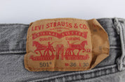 Levi's 501 Grey Denim Jeans - pants - Thrifted Threads