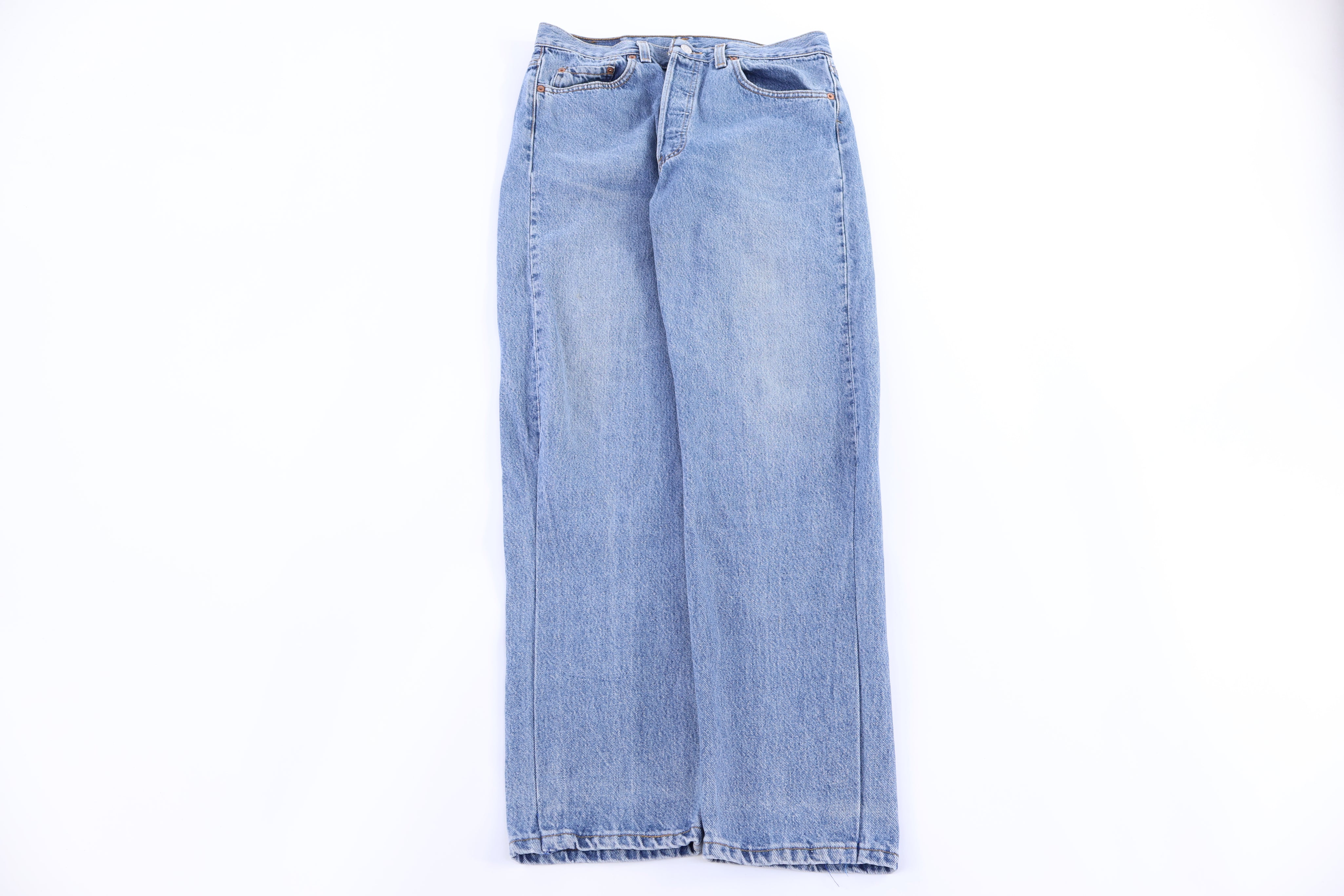 Levi's 501 Medium Wash Denim Jeans - Pants - Thrifted Threads