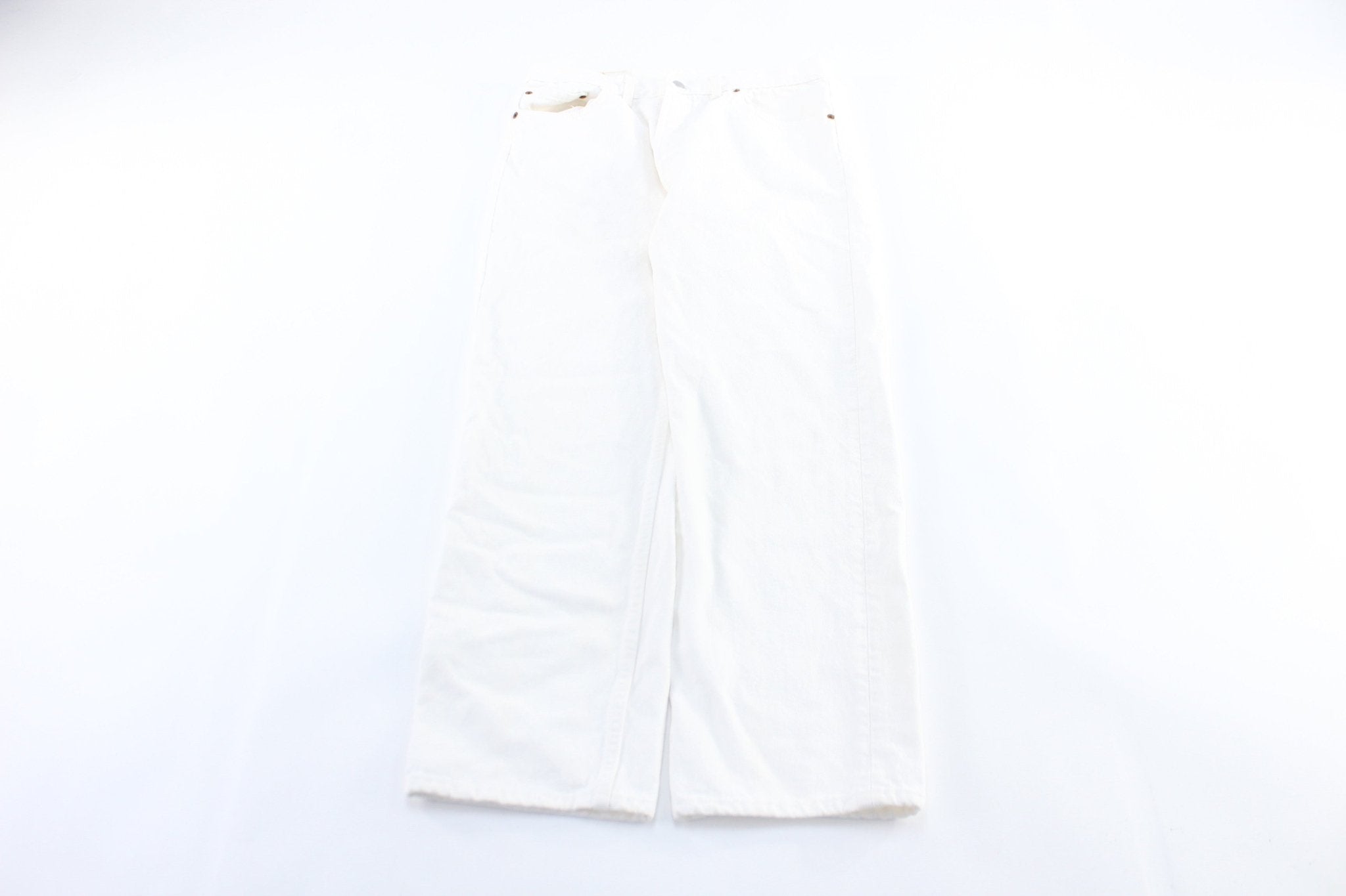 Levi's 501 White Denim Jeans - ThriftedThreads.com