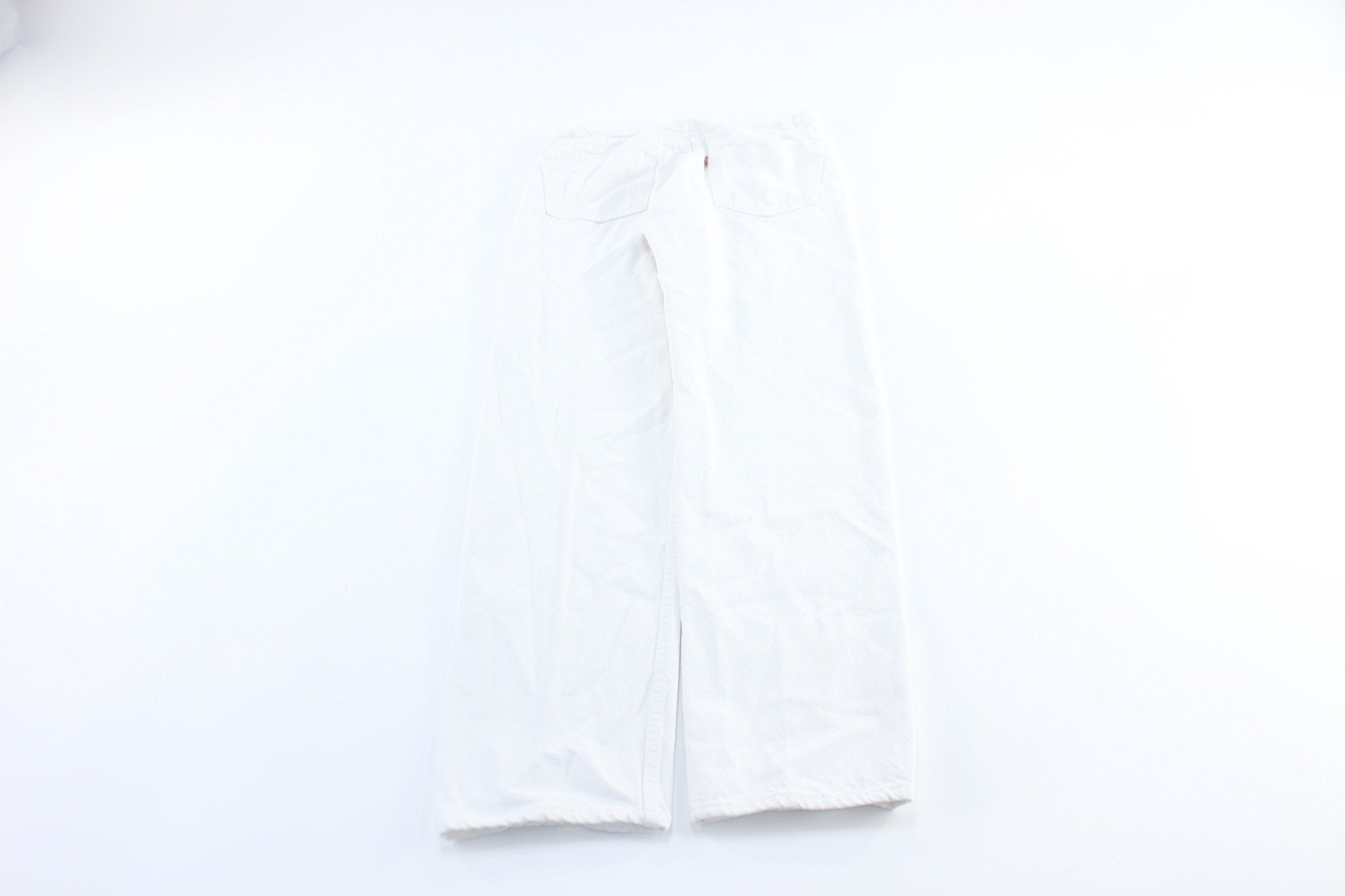 Levi's 501 White Denim Jeans - ThriftedThreads.com