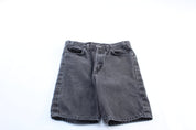 Levi's 505 Black Wash Denim Shorts - ThriftedThreads.com