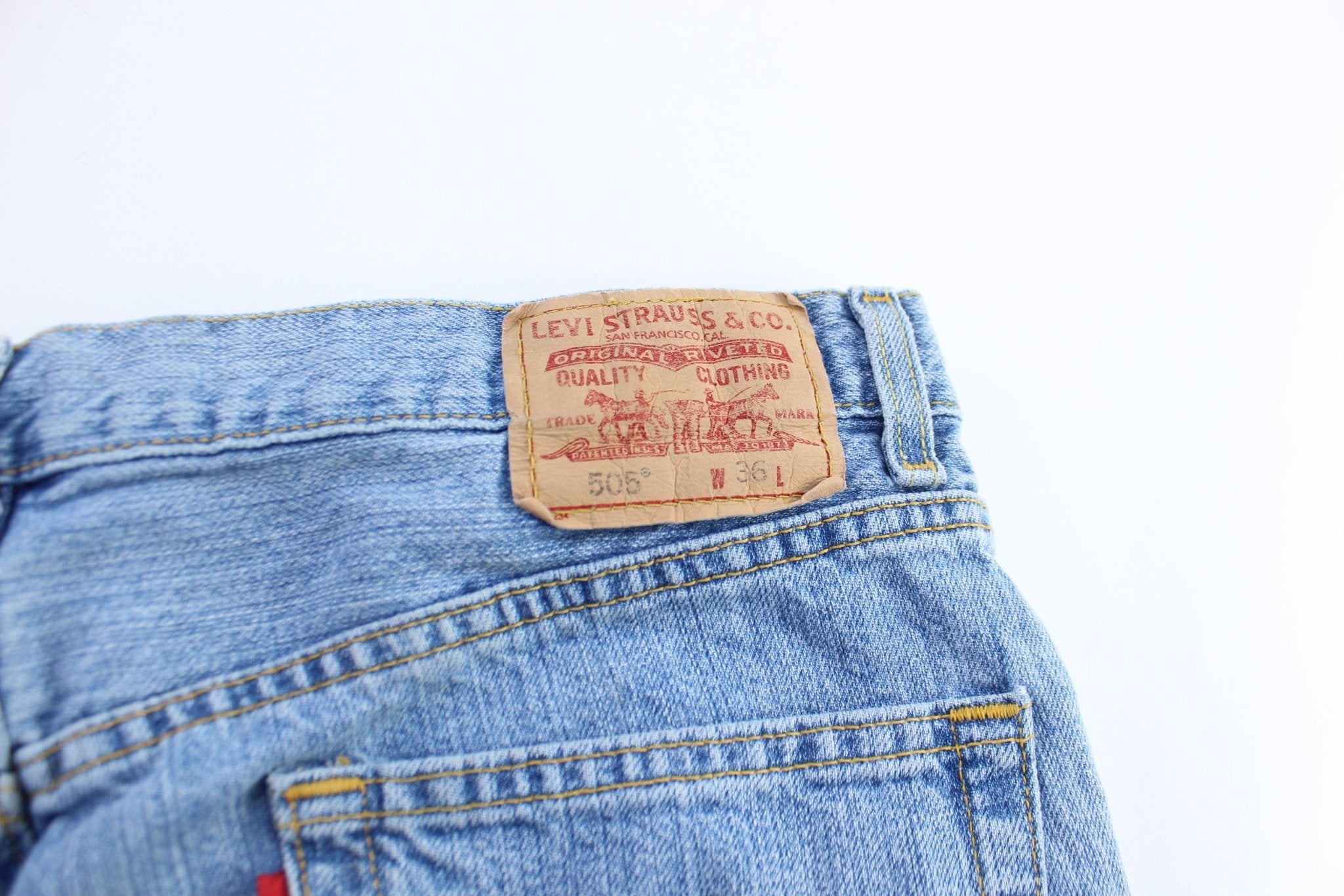 Levi's 505 Denim Shorts - ThriftedThreads.com