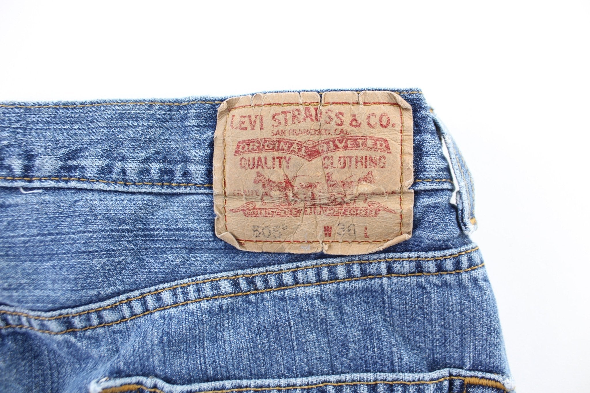 Levi's 505 Denim Shorts - ThriftedThreads.com