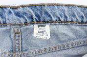 Levi's 505 Light Wash Denim Jeans - ThriftedThreads.com
