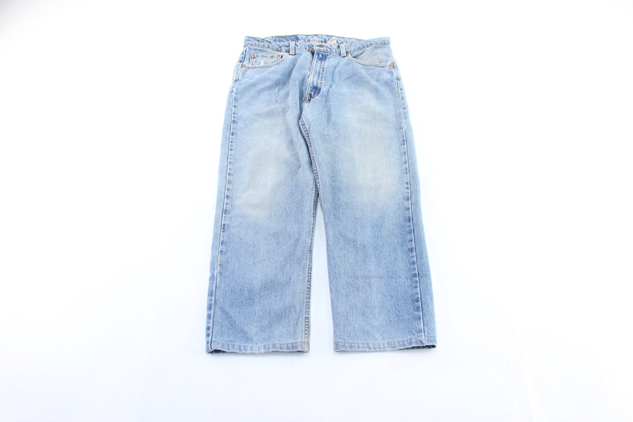 Levi's 505 Light Wash Denim Jeans - ThriftedThreads.com