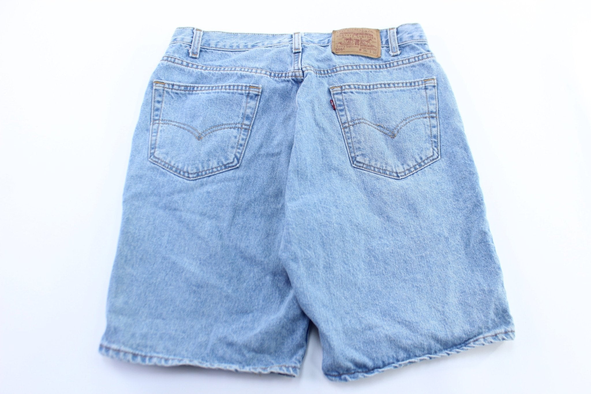 Levi's 505 Light Wash Denim Shorts - ThriftedThreads.com