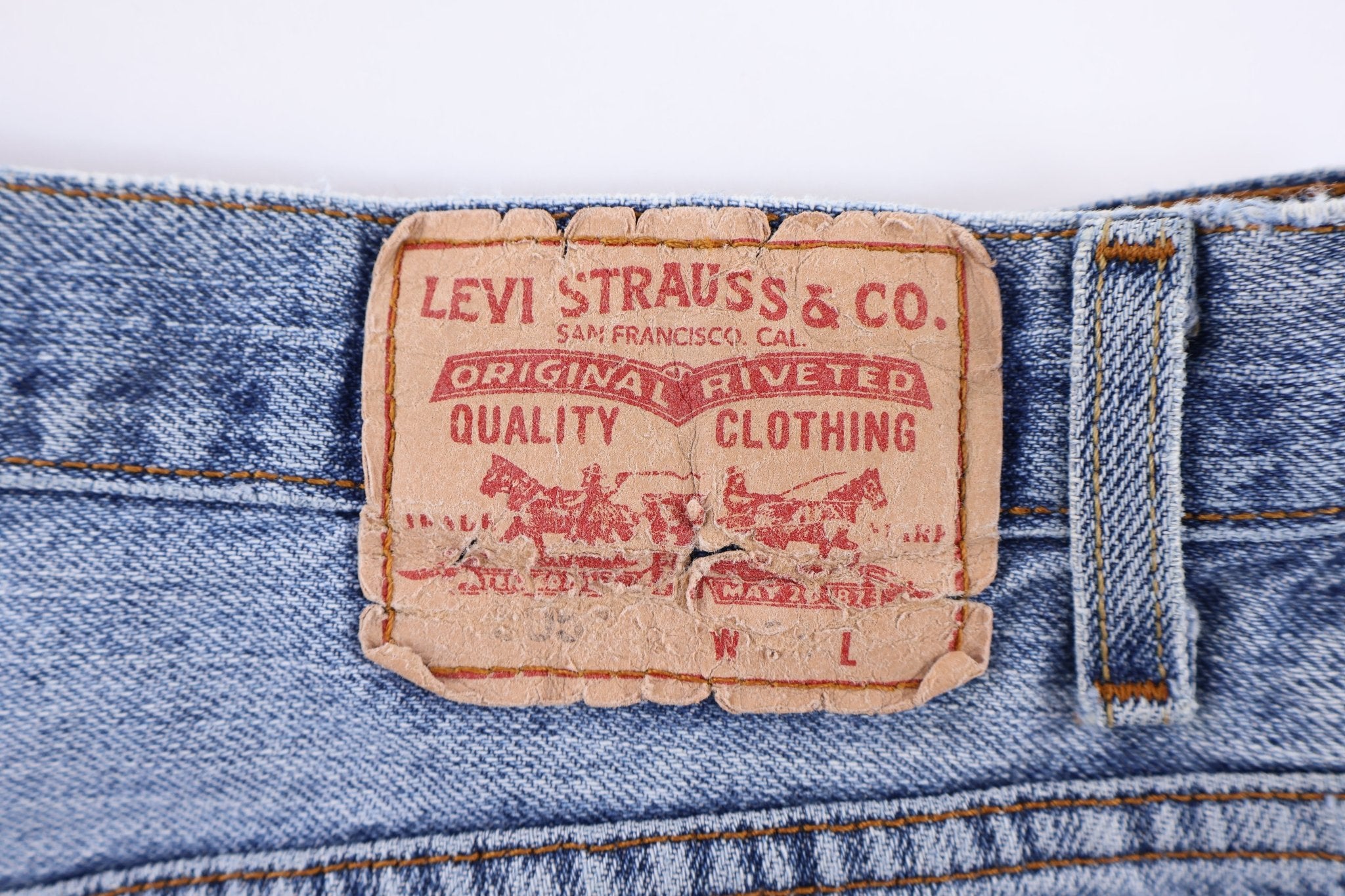 Levi's 505 Light Wash Denim Shorts - Pants/Shorts - Thrifted Threads