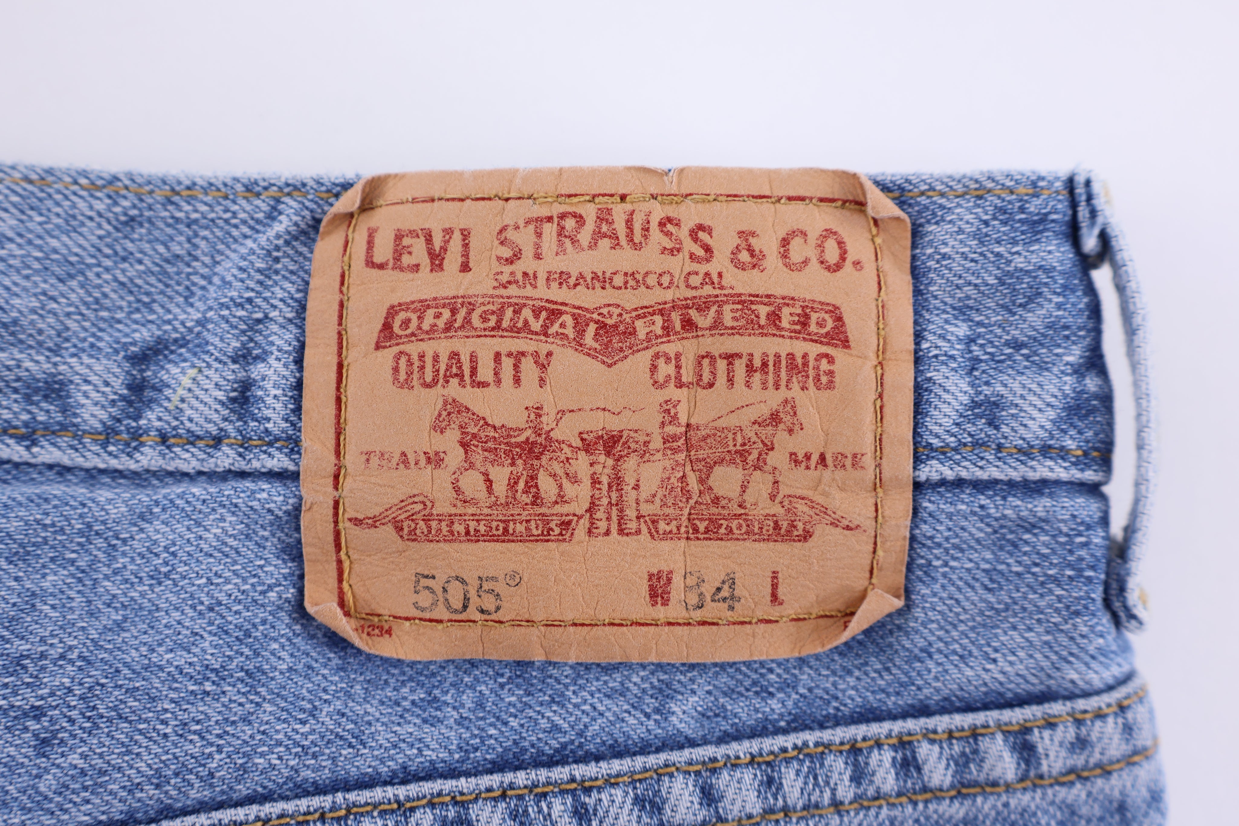 Levi's 505 Light Wash Denim Shorts - Pants/Shorts - Thrifted Threads
