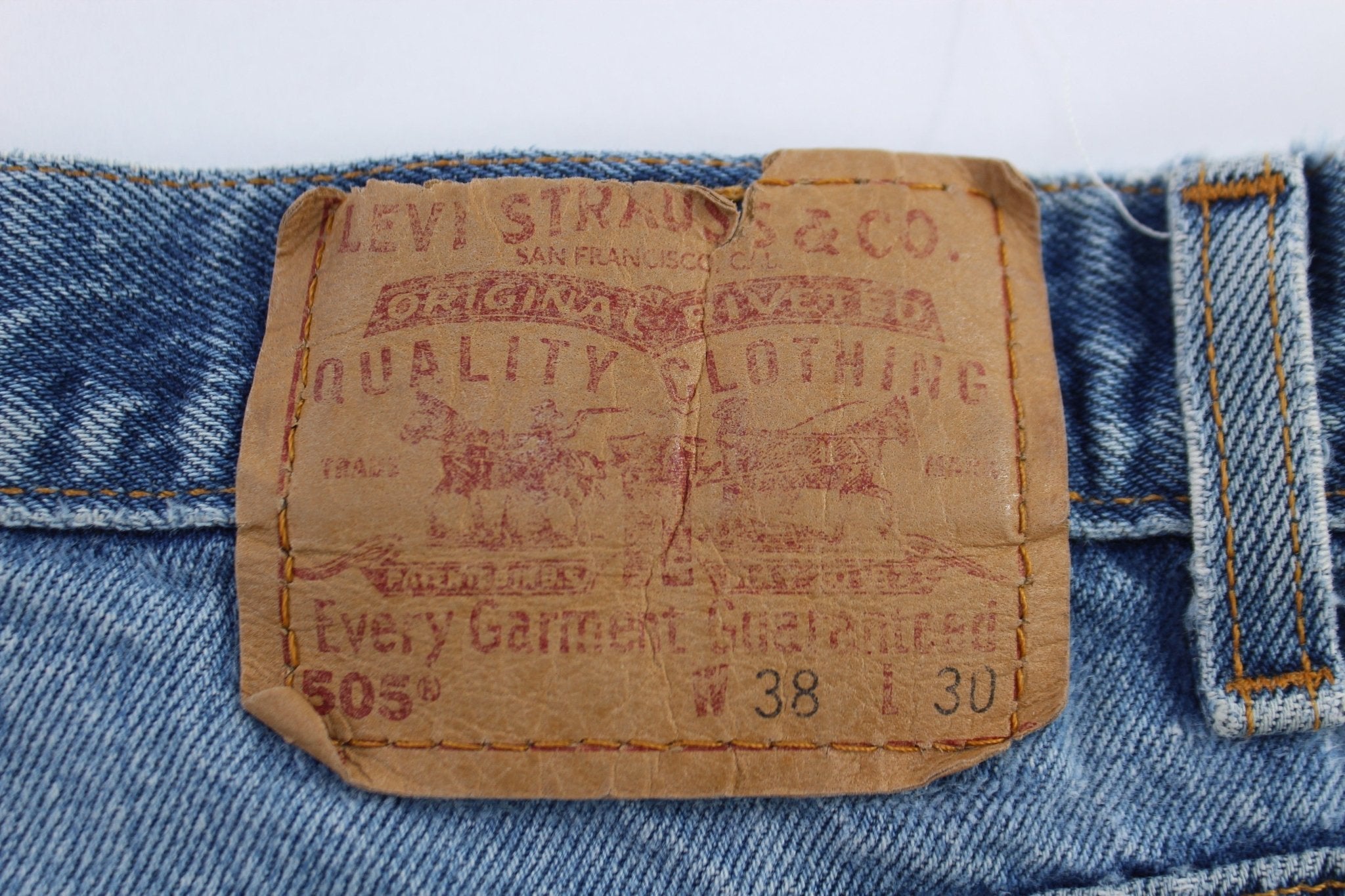 Levi's 505 Medium Wash Denim Jeans - Pants/Shorts - Thrifted Threads