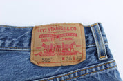 Levi's 505 Regular Fit Denim Jeans - ThriftedThreads.com