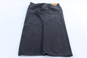 Levi's 517 Boot Cut Black Denim Jeans - ThriftedThreads.com
