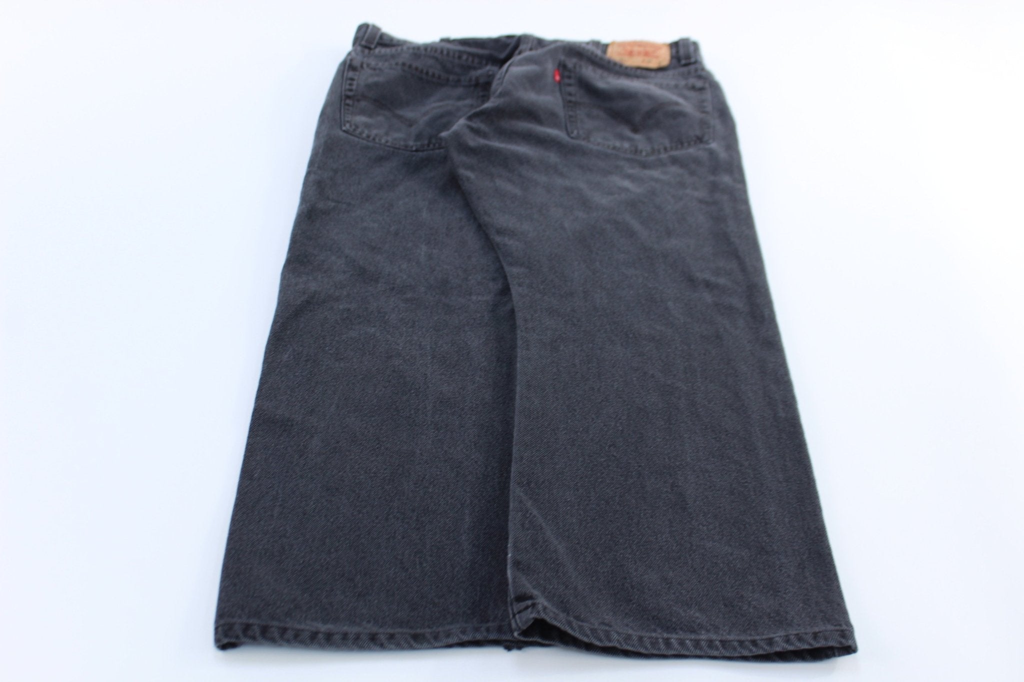 Levi's 517 Boot Cut Black Denim Jeans - ThriftedThreads.com