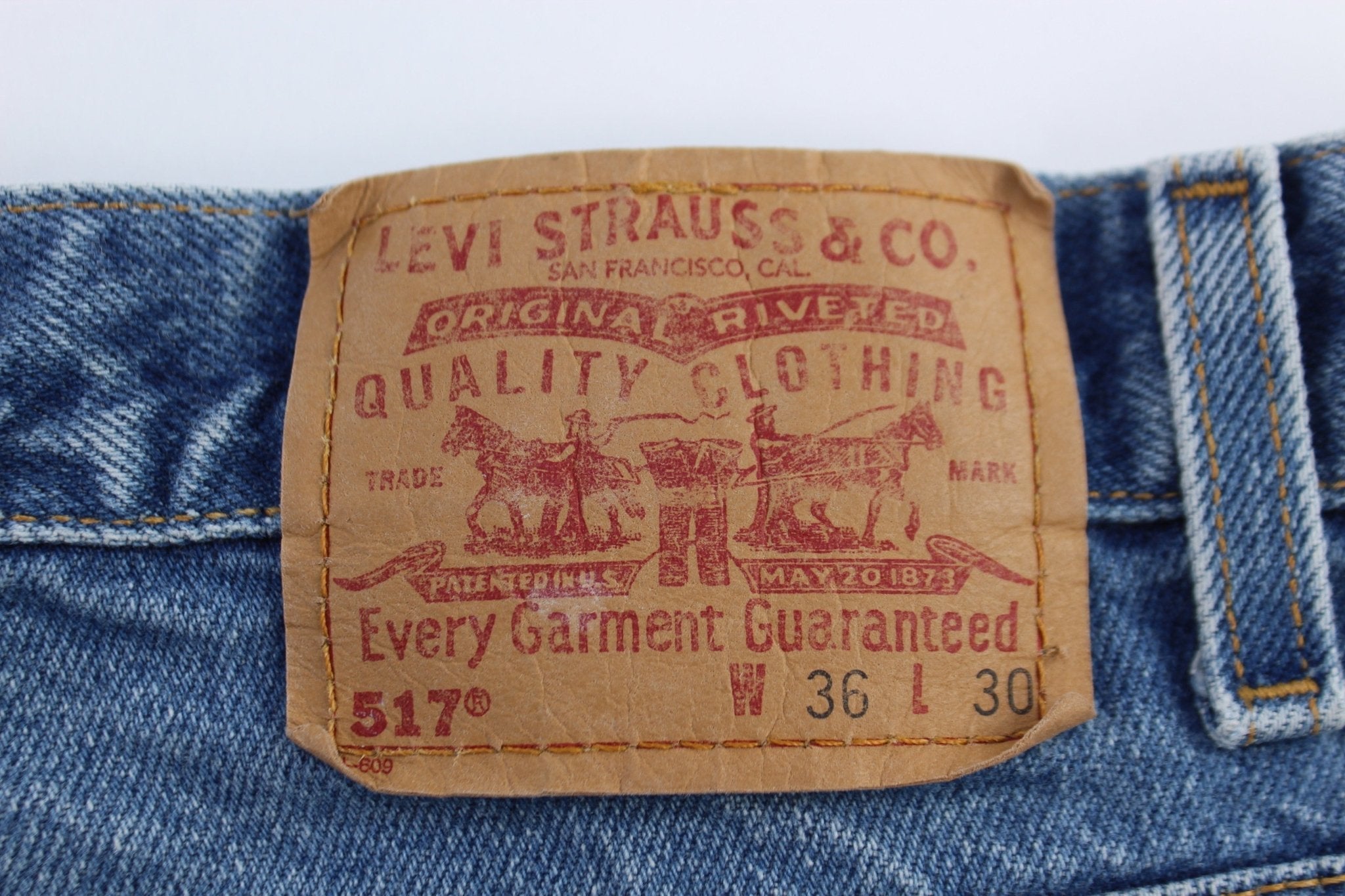 Levi's 517 Light Wash Denim Jeans - Pants - Thrifted Threads