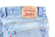 Levi's 517 Light Wash Denim Shorts - ThriftedThreads.com