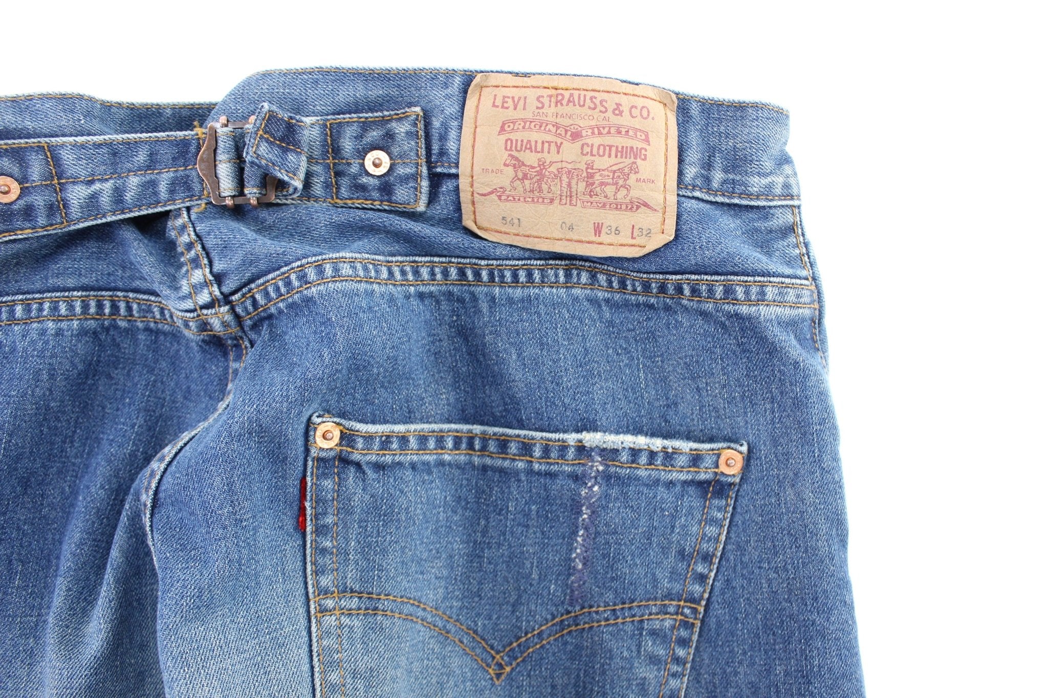 Levi's 541 Buckle Back Denim Jeans - ThriftedThreads.com
