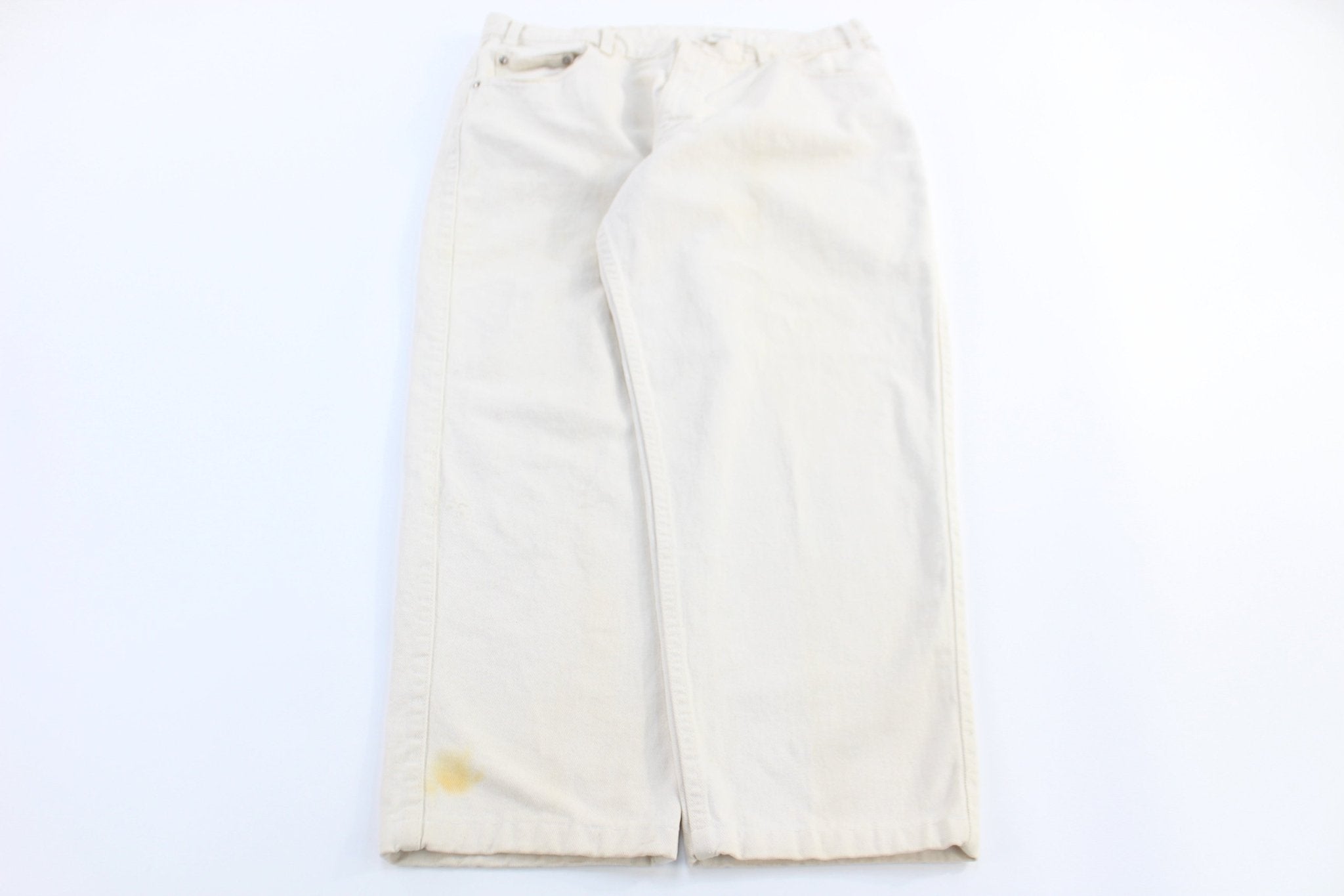 Levi's 545 Tan Denim Pants - ThriftedThreads.com
