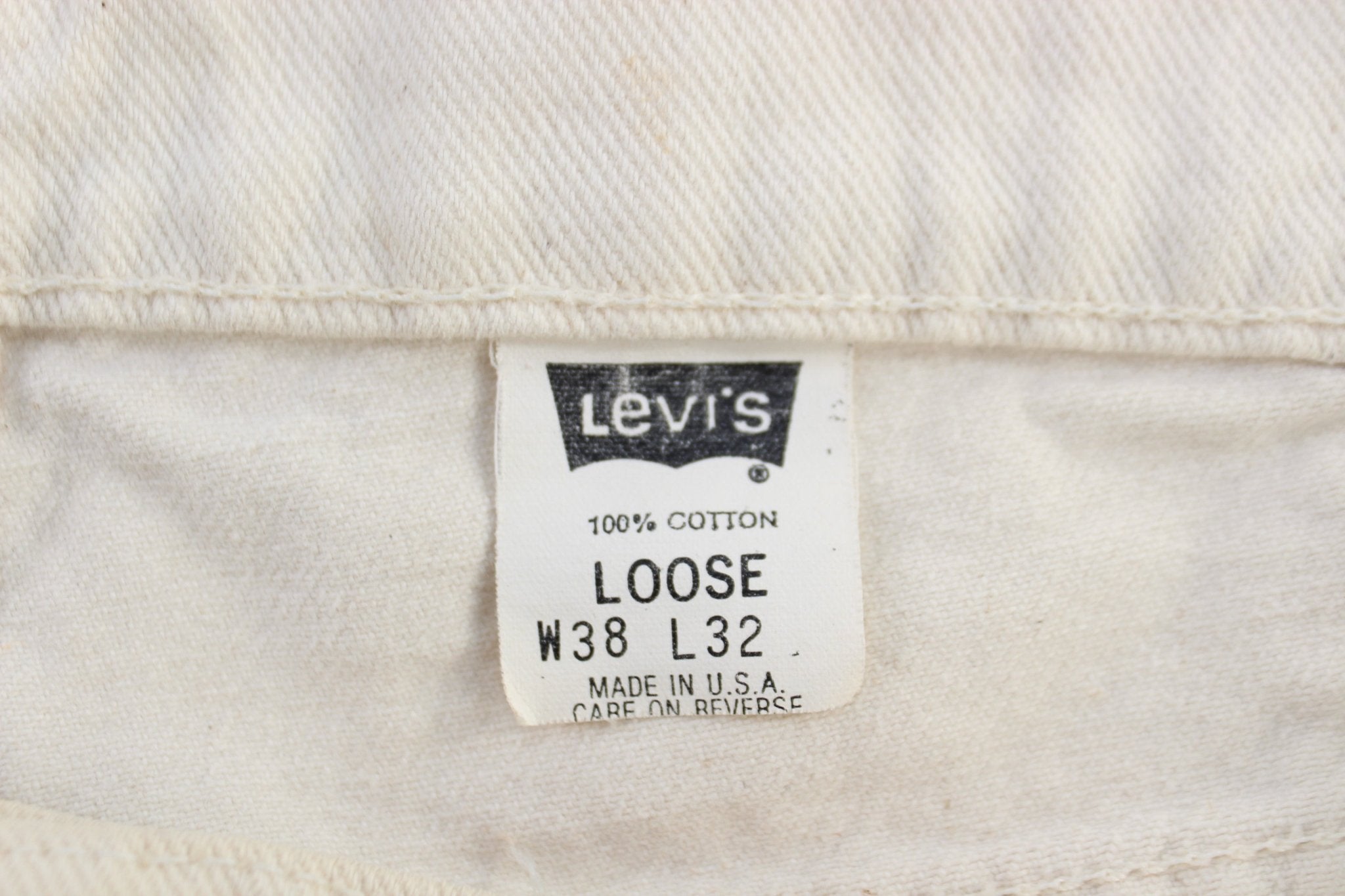 Levi's 545 Tan Denim Pants - ThriftedThreads.com