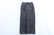 Levi's 550 Black Denim Jeans - ThriftedThreads.com