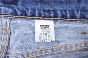 Levi's 550 Dark Wash Denim Jeans - Pants - Thrifted Threads