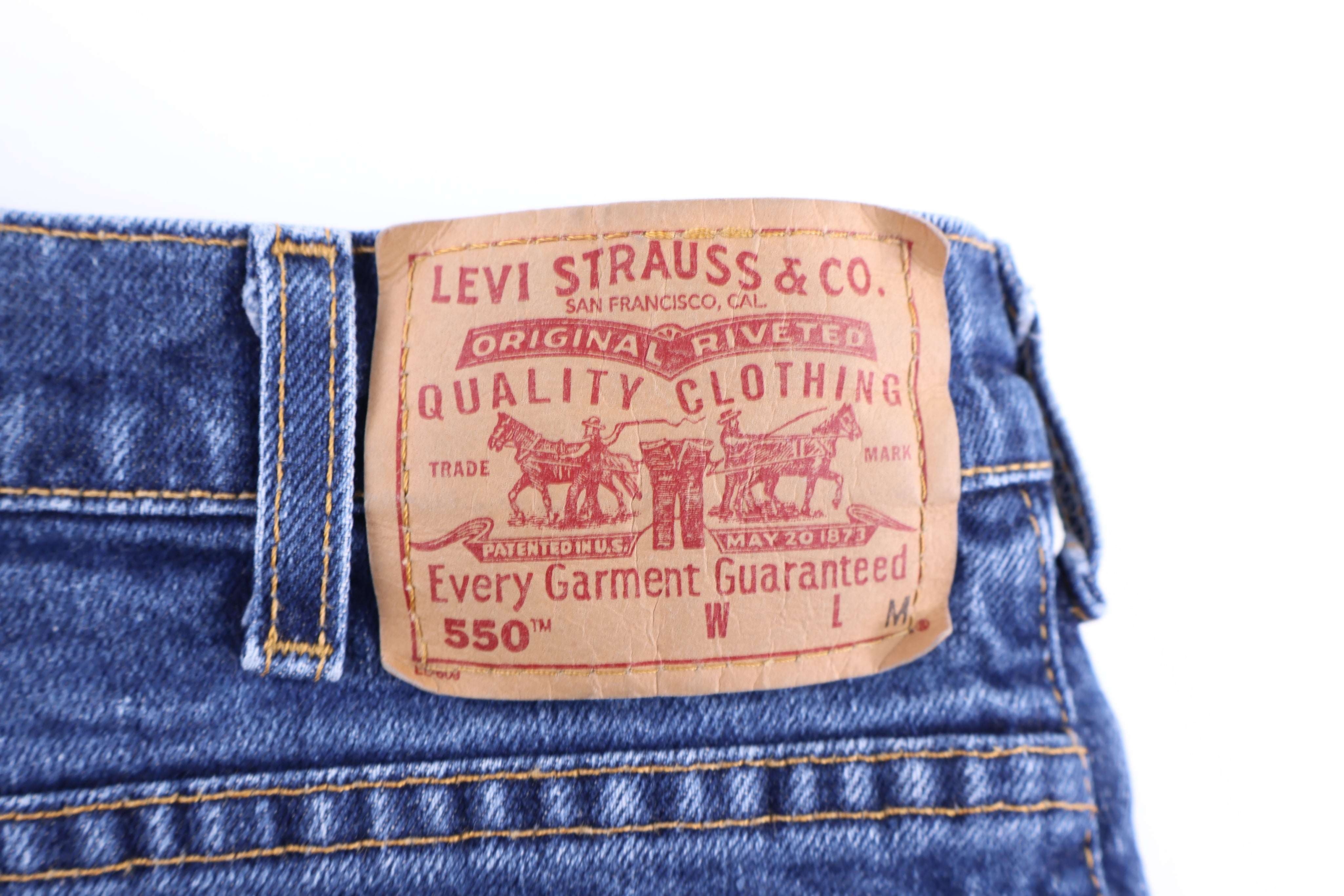 Levi's 550 Dark Wash Denim Jeans - Pants - Thrifted Threads
