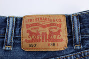 Levi's 550 Dark Wash Denim Shorts - Pants/Shorts - Thrifted Threads