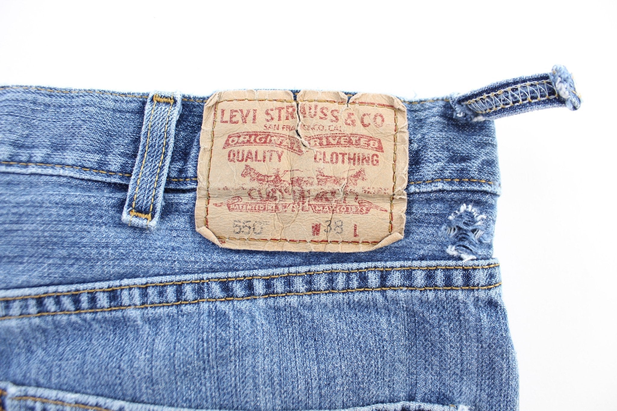 Levi's 550 Denim Shorts - ThriftedThreads.com