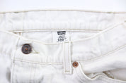 Levi's 550 White Denim Shorts - Pants/Shorts - Thrifted Threads