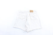 Levi's 550 White Denim Shorts - Pants/Shorts - Thrifted Threads