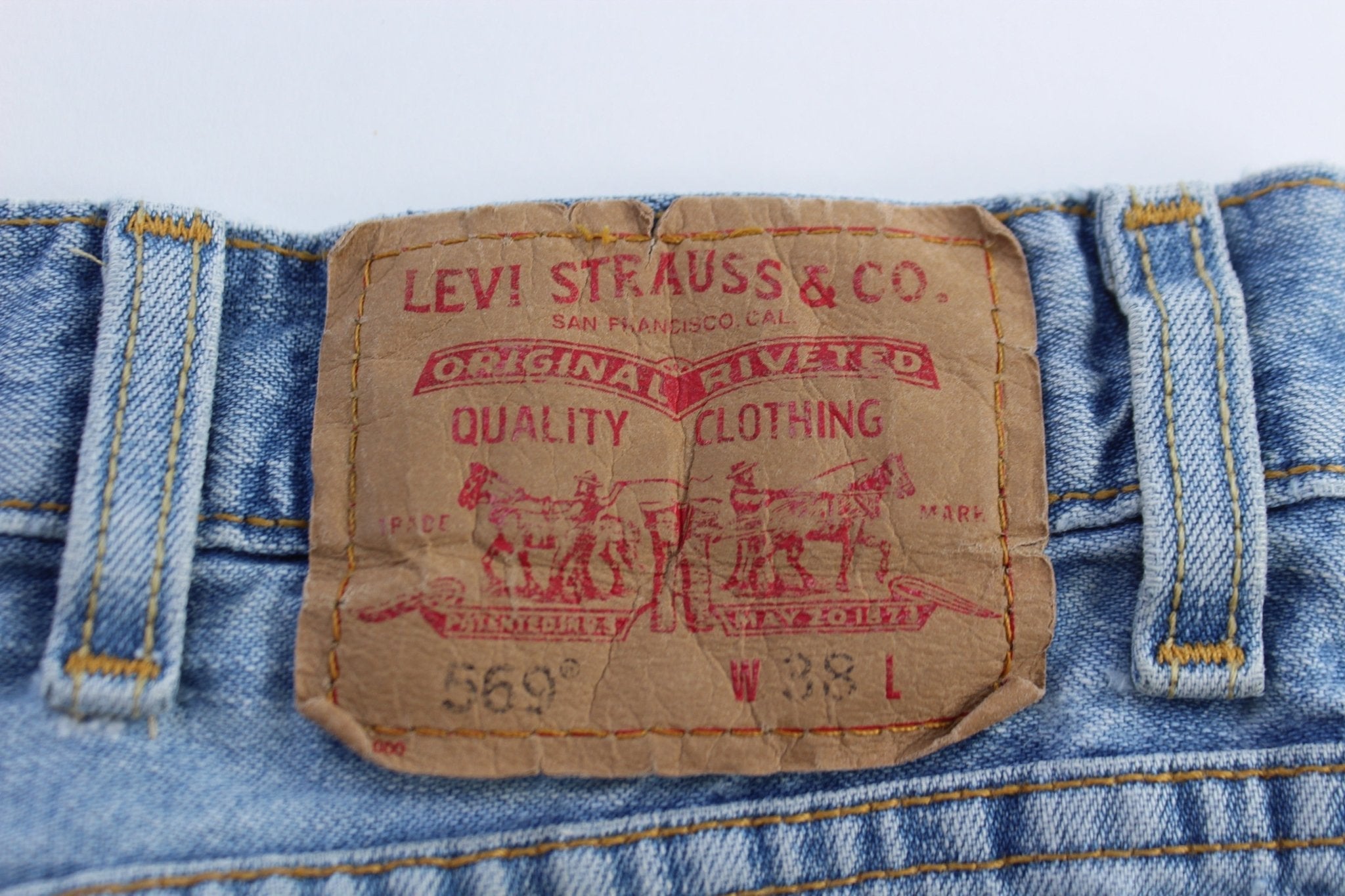 Levi's 569 Light Wash Denim Shorts - Pants/Shorts - Thrifted Threads