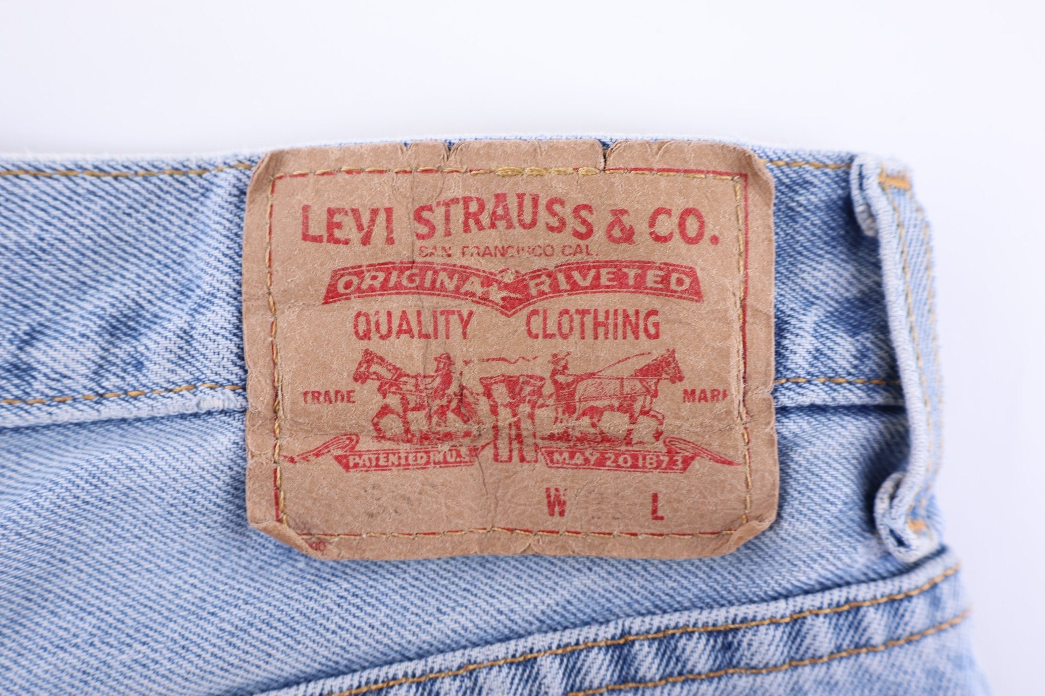 Levi's Light Wash Denim Shorts - Pants/Shorts - Thrifted Threads
