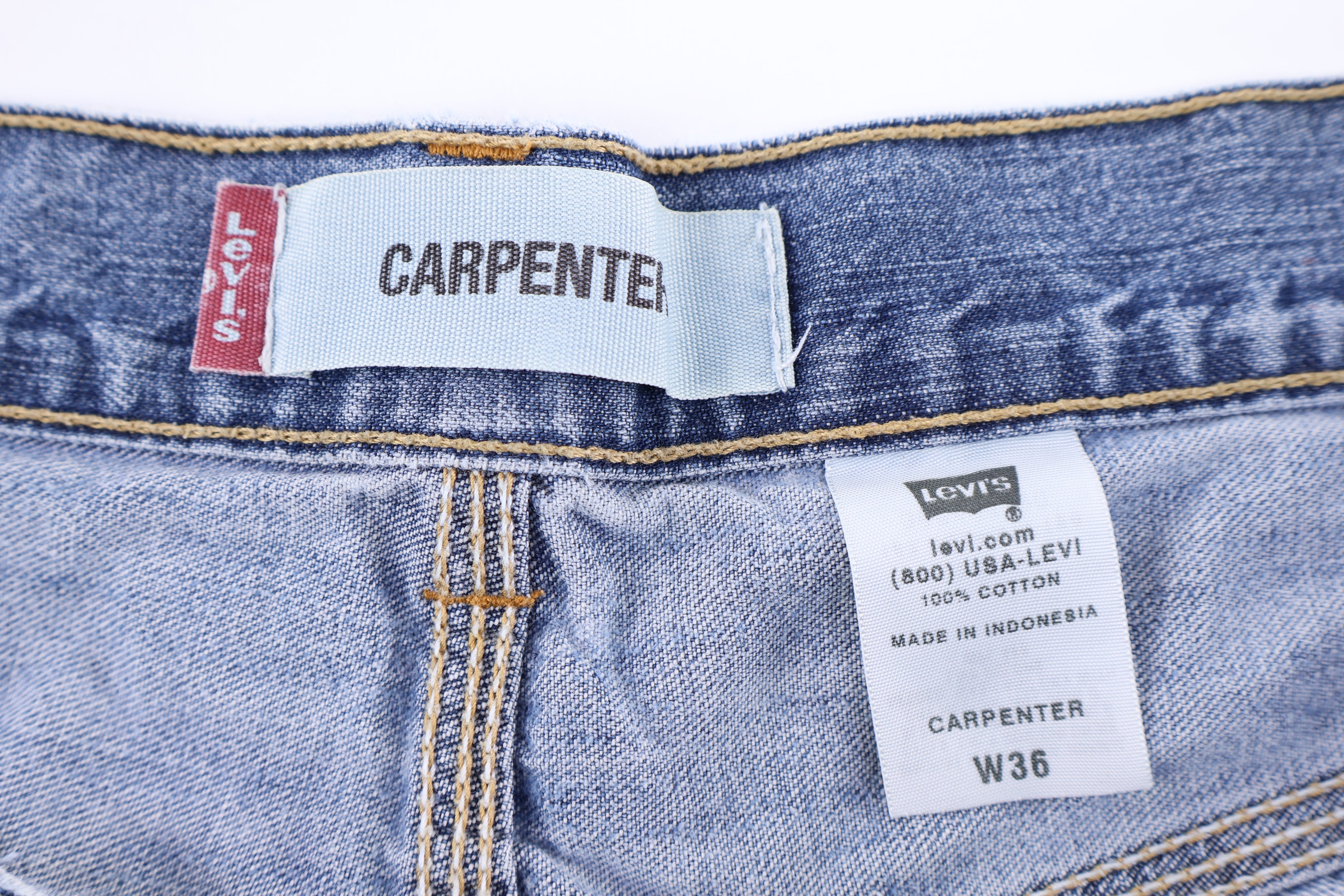 Levi's Medium Wash Carpenter Denim Shorts - Pants/Shorts - Thrifted Threads
