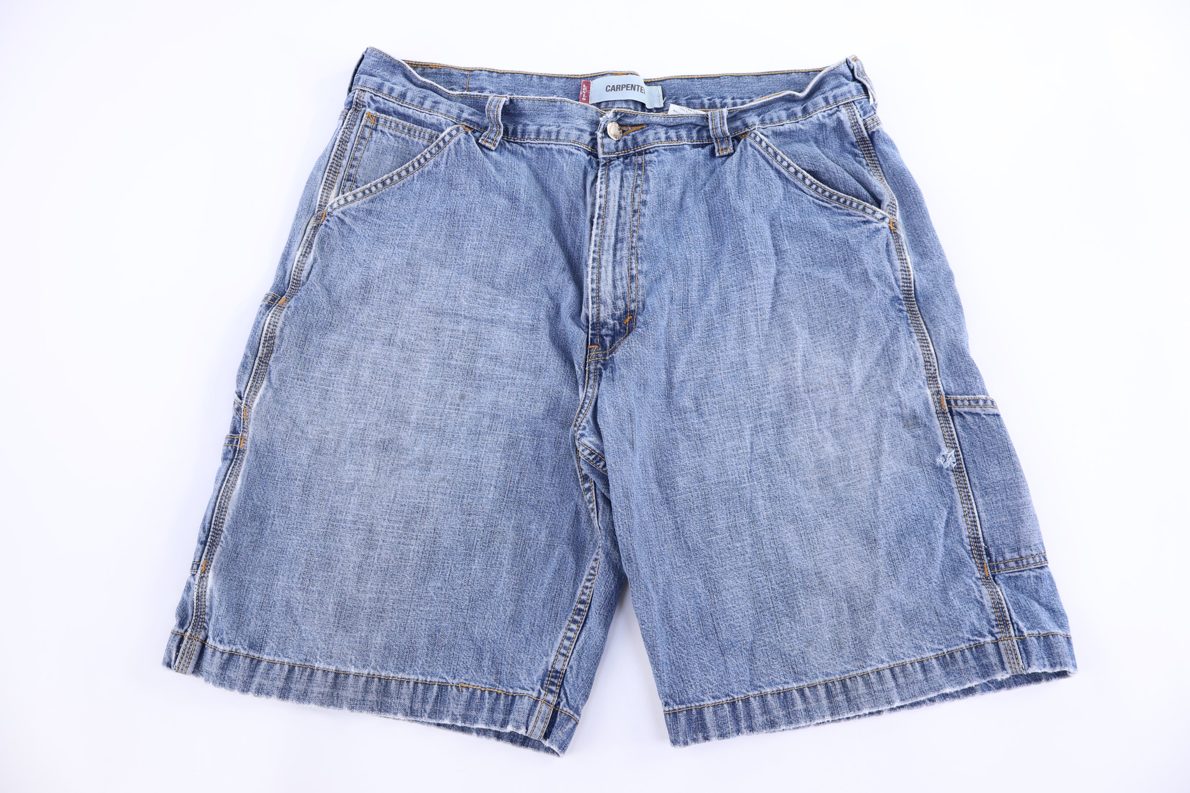 Levi's Medium Wash Carpenter Denim Shorts - Pants/Shorts - Thrifted Threads