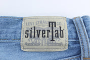 Levi's Silver Tab Light Wash Distressed Jeans - ThriftedThreads.com