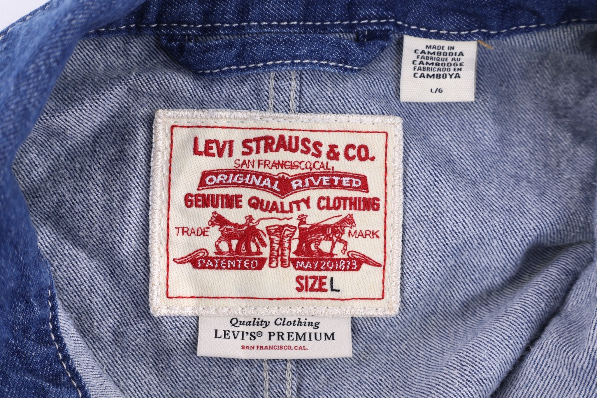 Levi's Strauss & Co Dark Wash Denim Jacket - Jacket - Thrifted Threads