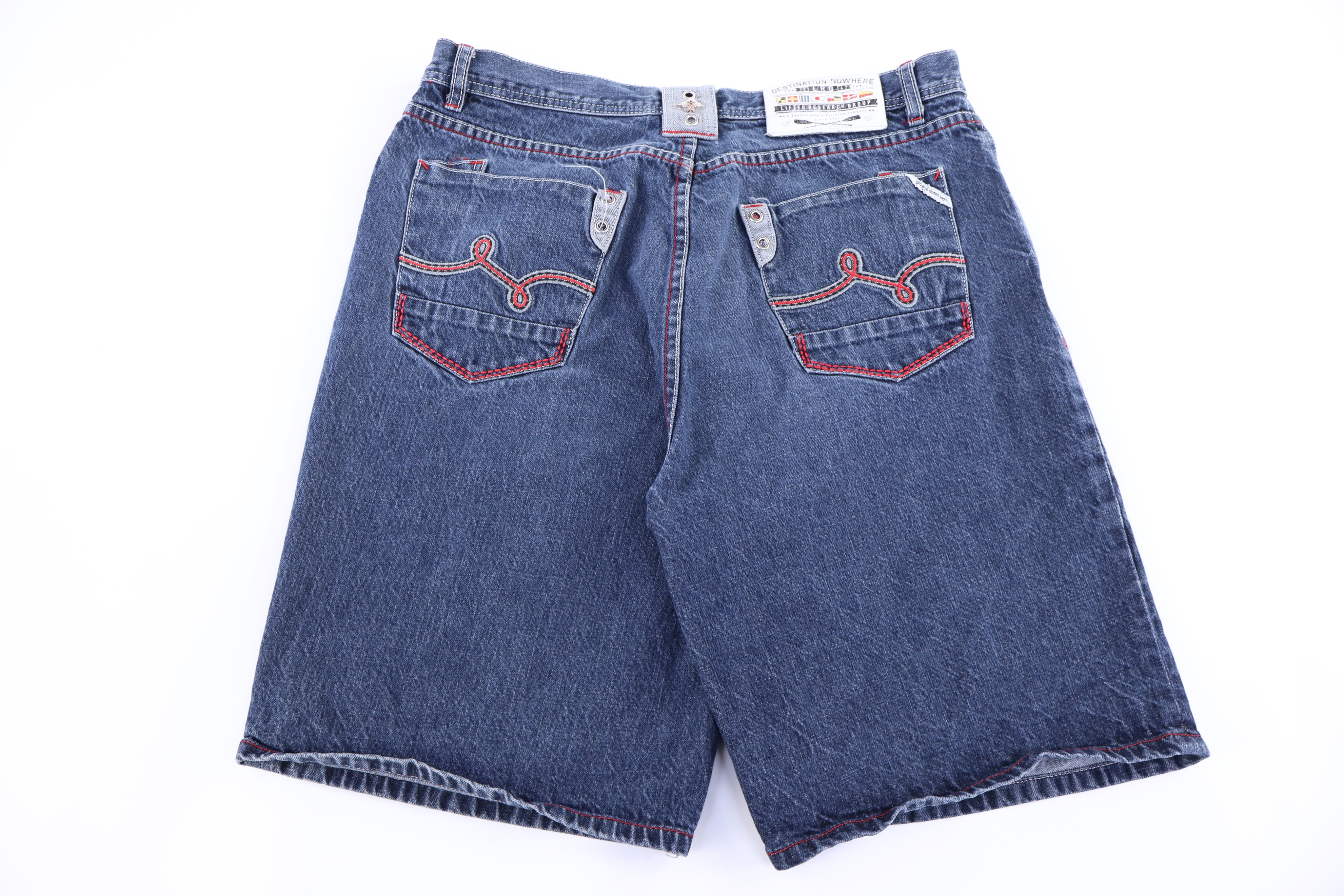 Lifted Research Group Dark Wash Denim Shorts - Pants/Shorts - Thrifted Threads
