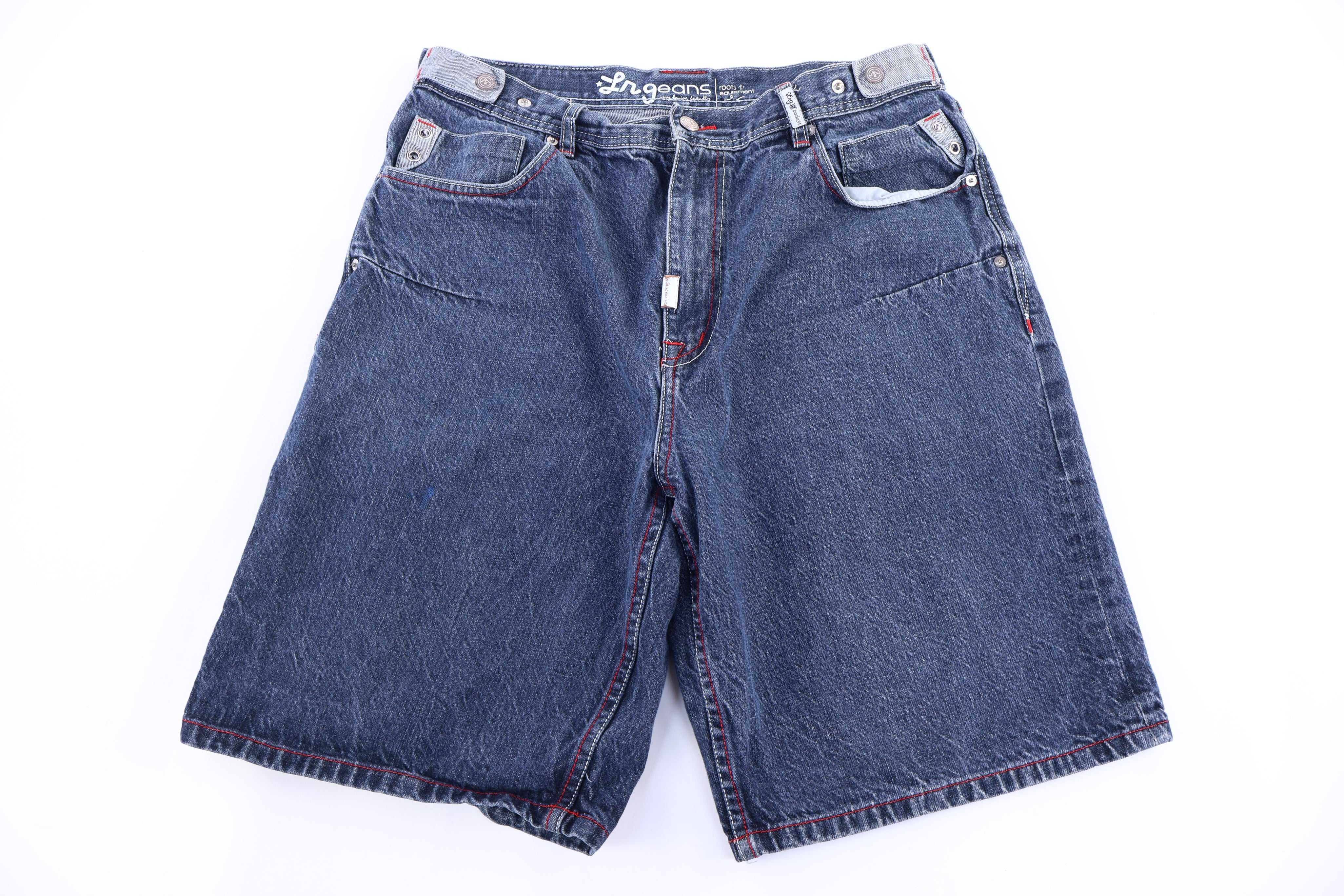 Lifted Research Group Dark Wash Denim Shorts - Pants/Shorts - Thrifted Threads