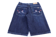 Lifted Research Group Dark Wash Denim Shorts - Pants/Shorts - Thrifted Threads