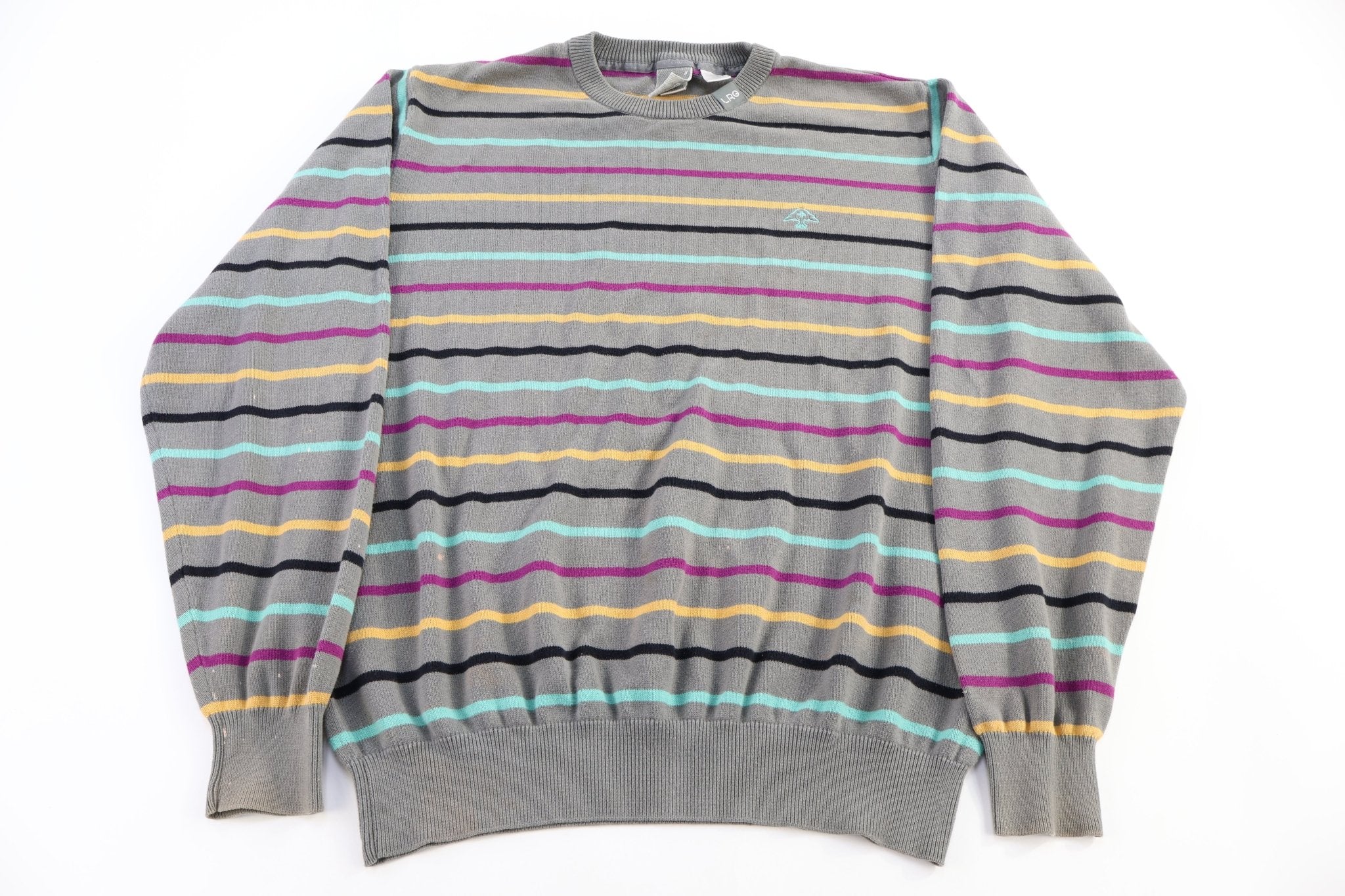 Lifted Research Group Striped Knit Sweater - Sweater - Thrifted Threads