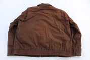 L.L. Bean Full Zip Brown Waxed Jacket - Jacket - Thrifted Threads