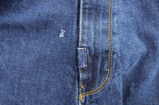 LN Jeans Dark Navy Denim Shorts - ThriftedThreads.com