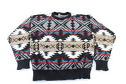 London Fog Acrylic Patterned Sweater - Sweater - Thrifted Threads