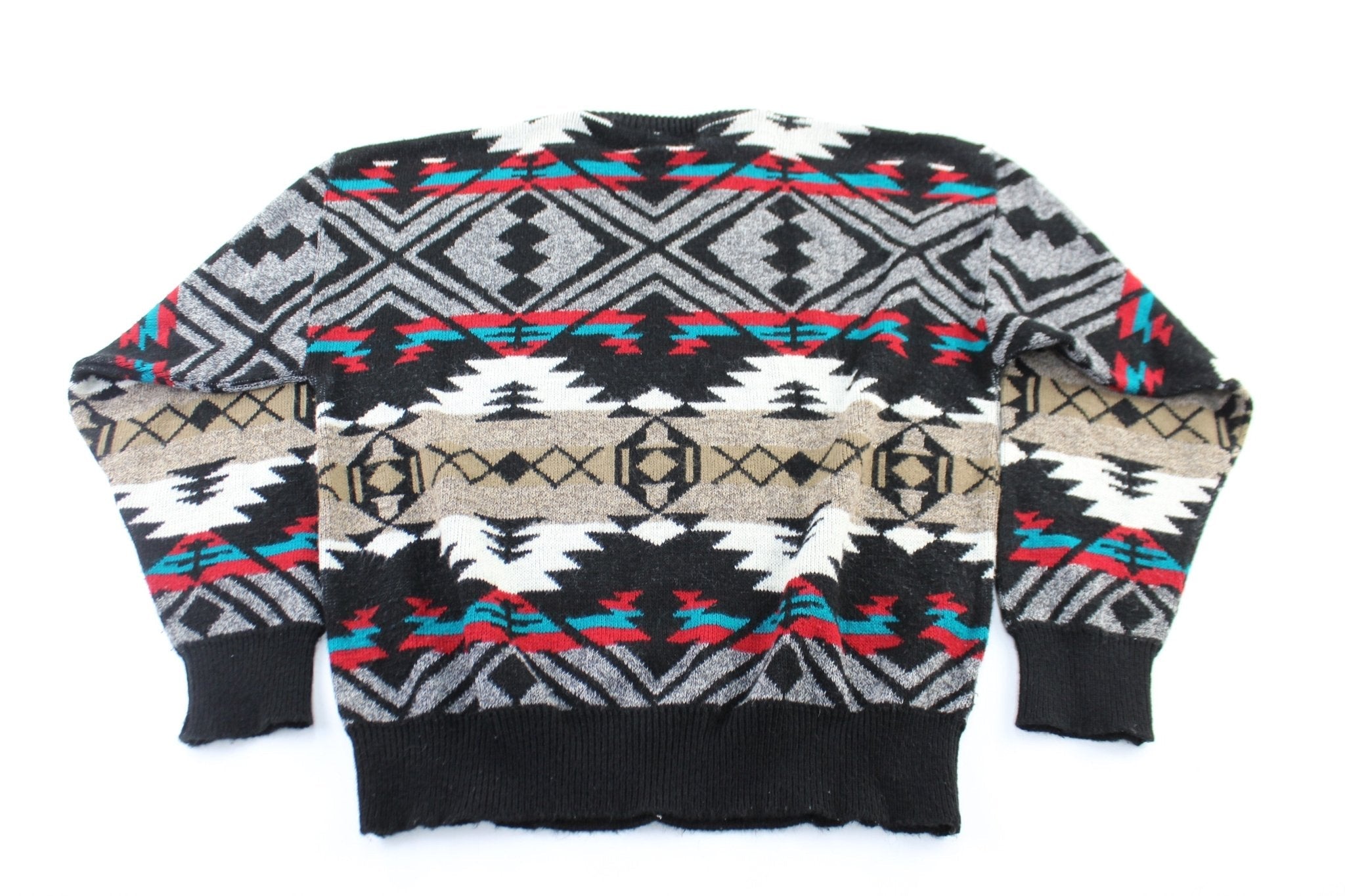 London Fog Acrylic Patterned Sweater - Sweater - Thrifted Threads