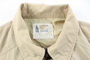 London Fog Beige Zip Up Jacket - ThriftedThreads.com