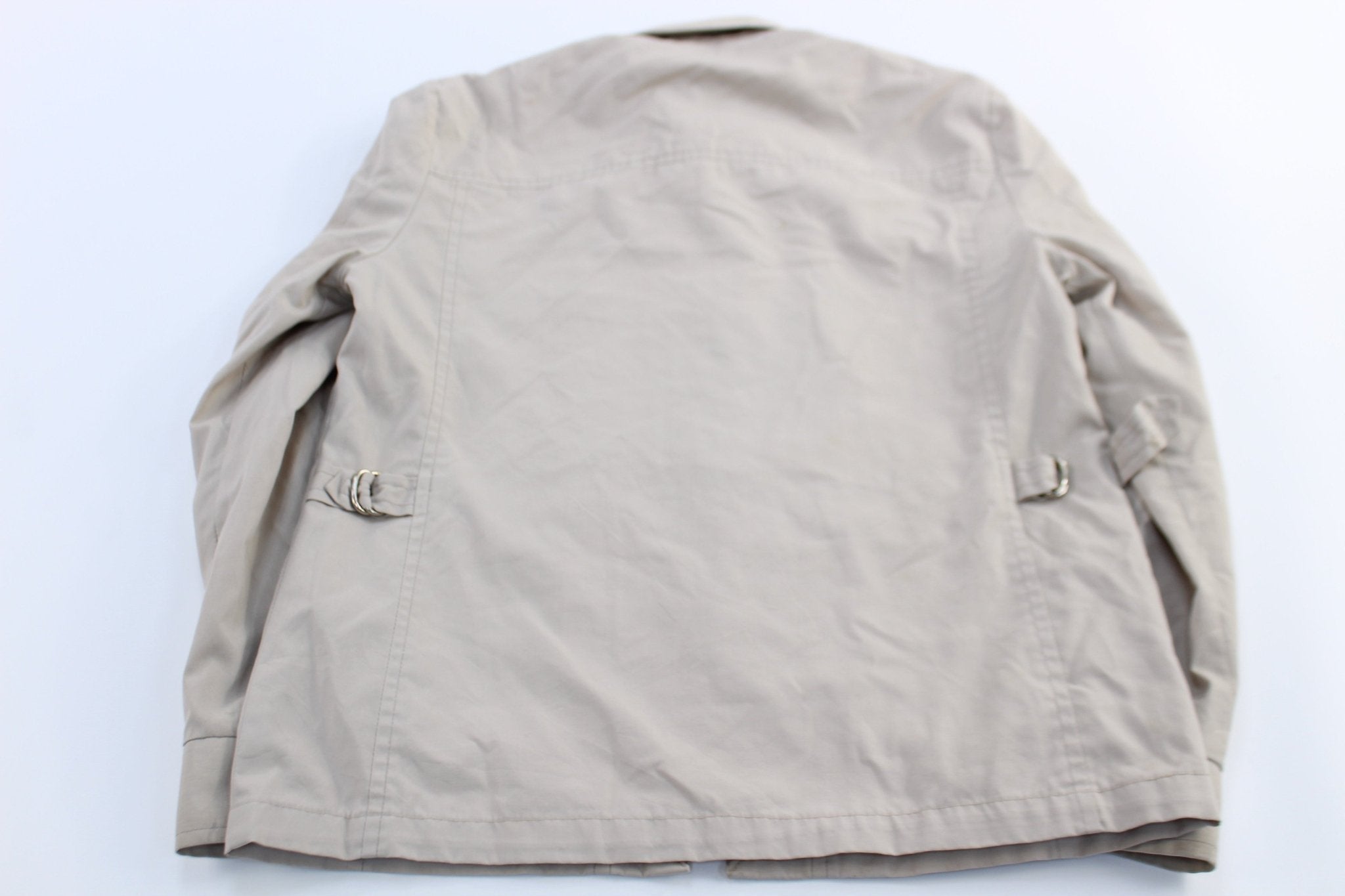 London Fog Beige Zip Up Jacket - Jackets - Thrifted Threads