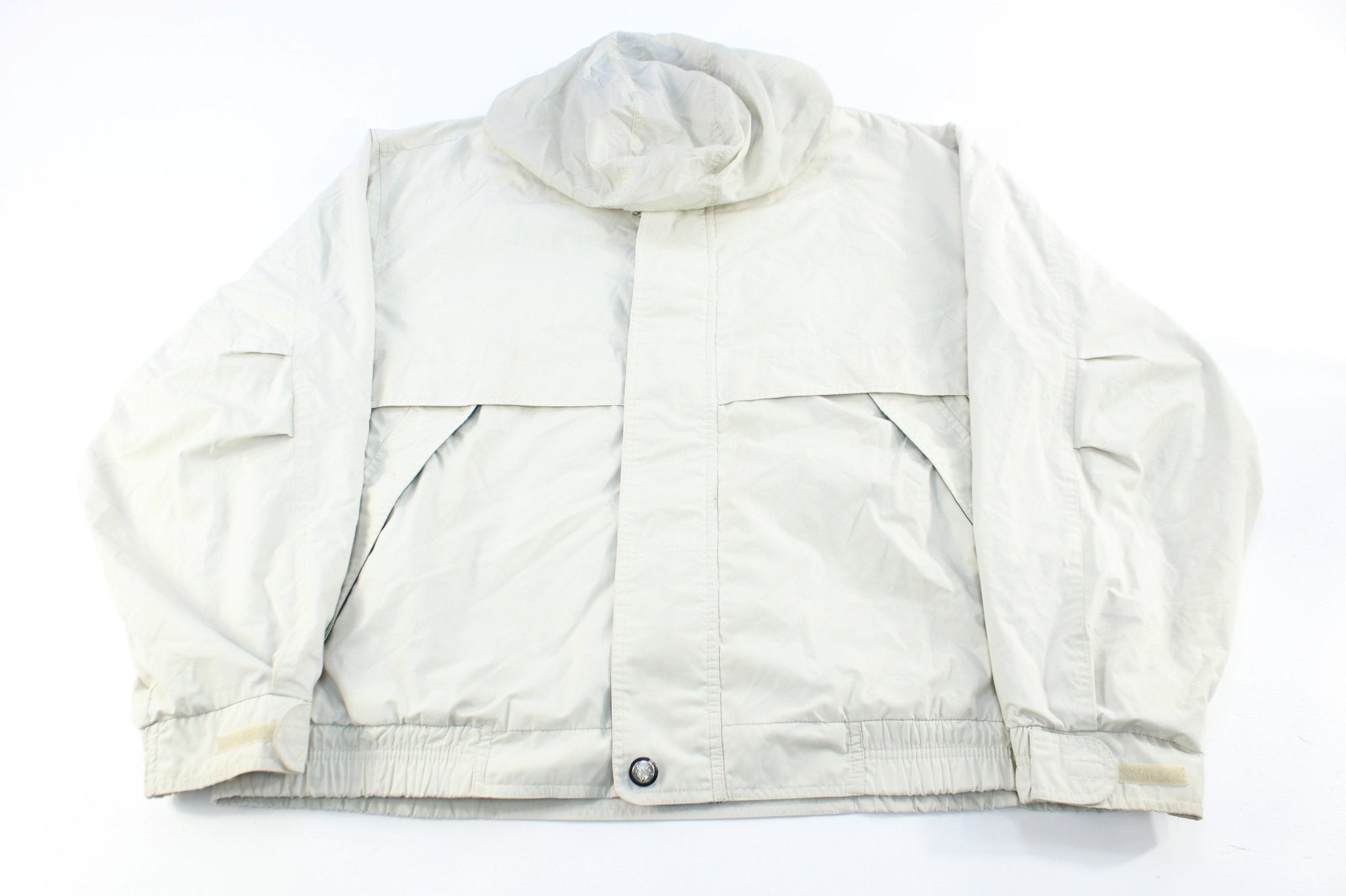 London Fog Beige Zip Up Jacket - Jackets - Thrifted Threads
