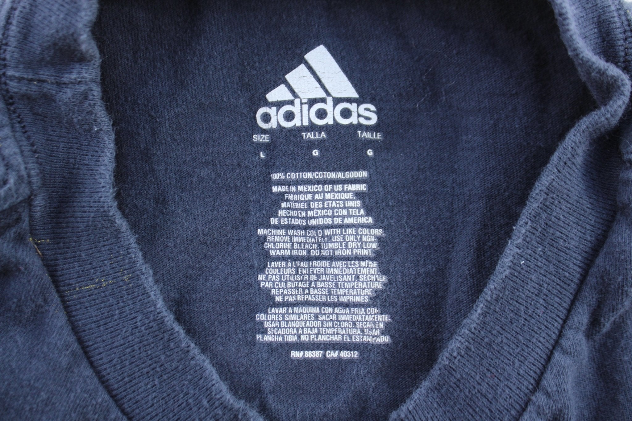 Los Angeles Galaxy David Beckham Adidas Jersey T-Shirt - ThriftedThreads.com