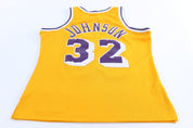 Los Angeles Lakers Magic Johnson 32 Basketball Jersey - ThriftedThreads.com